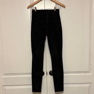 J Brand Black High Rise Skinny Jeans (Size 25)
